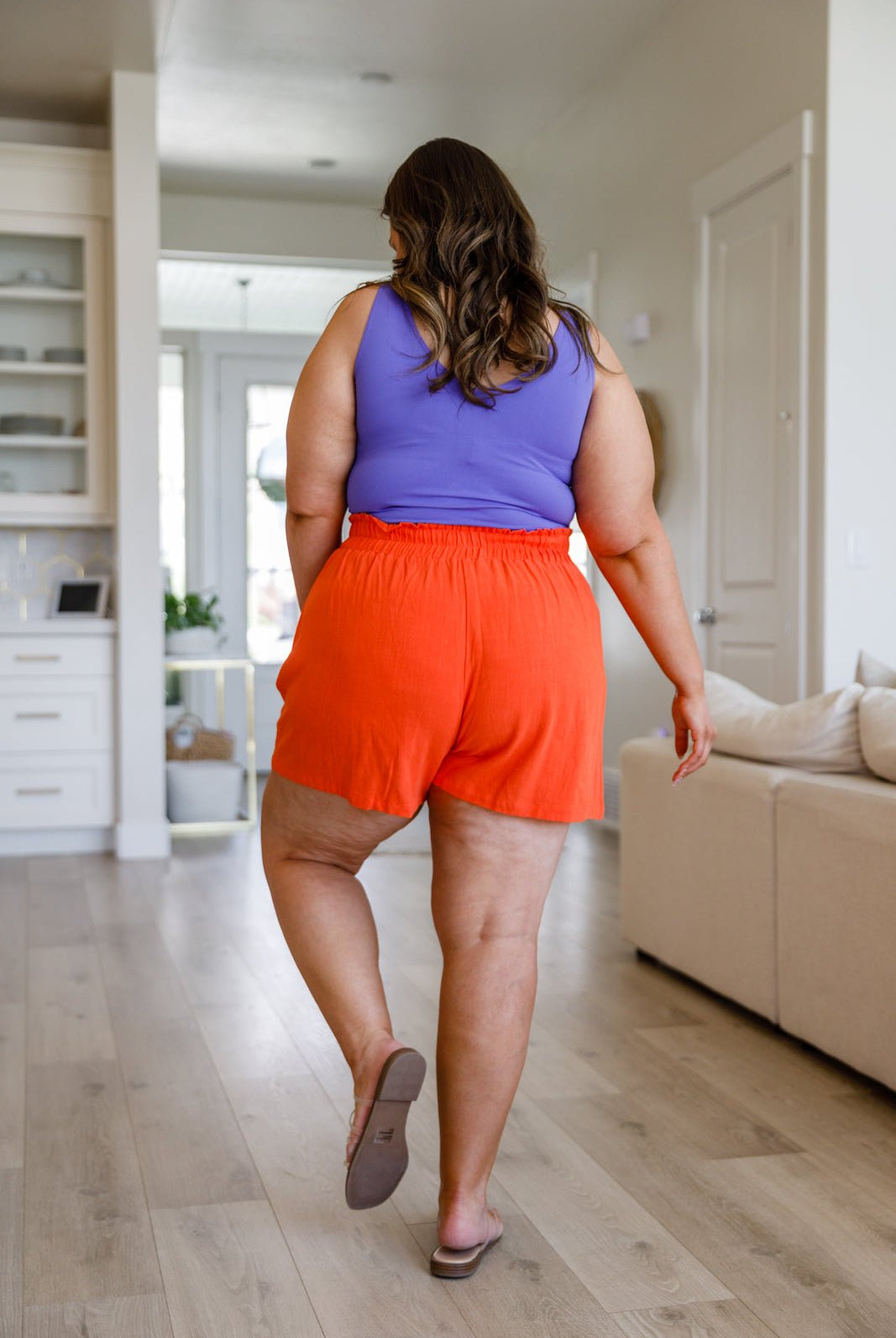 A Little Lazy High Rise Linen Shorts - Uptown Boutique Ramona