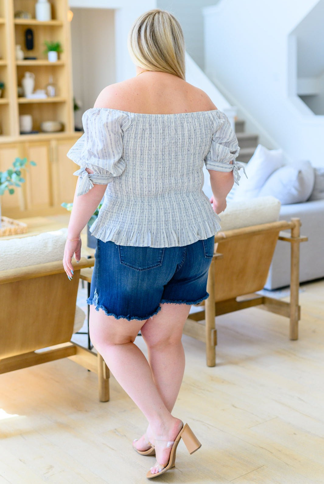 Anticipating More Smocked Blouse - Uptown Boutique Ramona