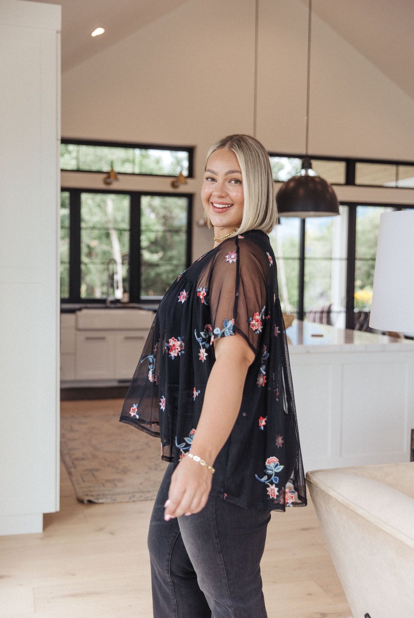 Best We've Got Embroidered Blouse (Online Exclusive) - Uptown Boutique Ramona