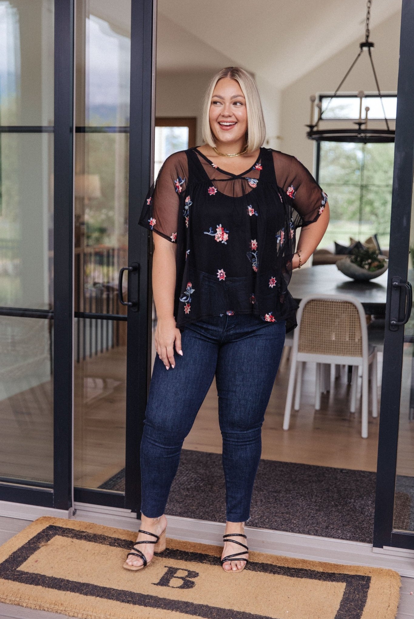 Best We've Got Embroidered Blouse (Online Exclusive) - Uptown Boutique Ramona