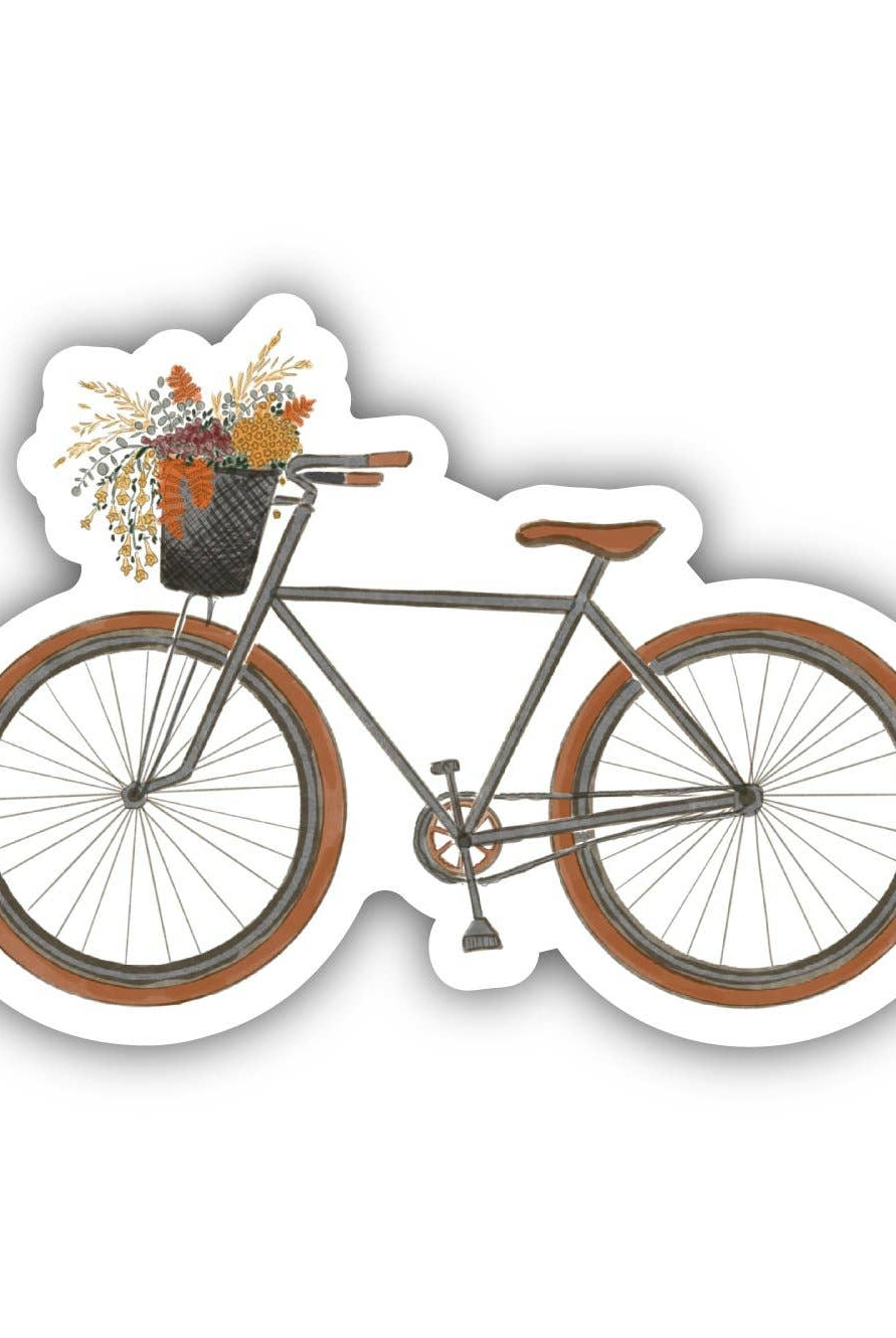 Bicycle Fall Sticker - Uptown Boutique Ramona