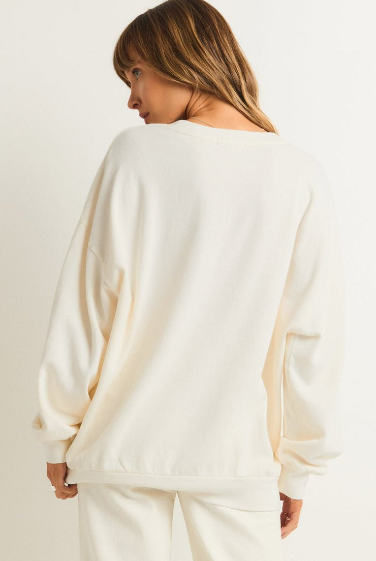 BON VOYAGE SUNDAY SWEATSHIRT - Uptown Boutique Ramona