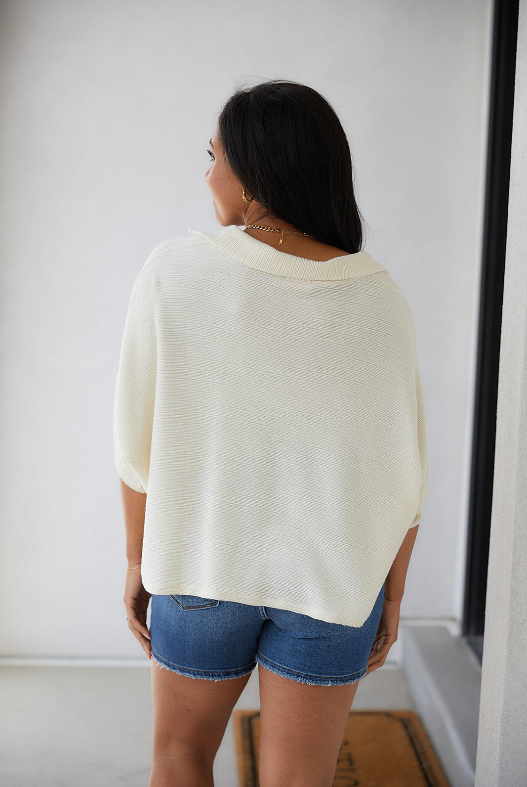Brianna Boxy Crop Top (Online Exclusive) - Uptown Boutique Ramona