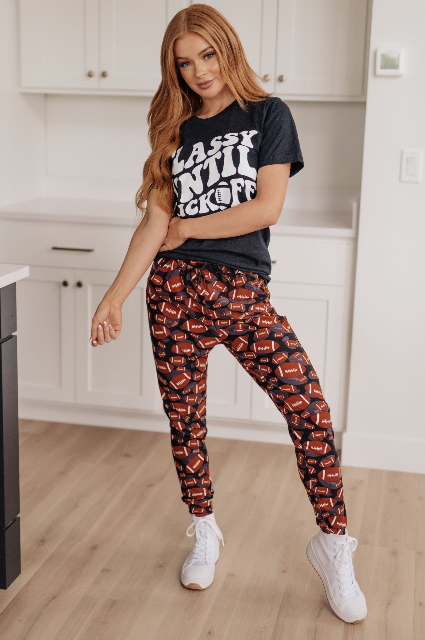 Classy Until Kickoff Tee (Online Exclusive) - Uptown Boutique Ramona