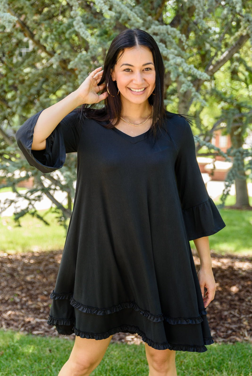 Coast Dress in Black (Online Exclusive) - Uptown Boutique Ramona