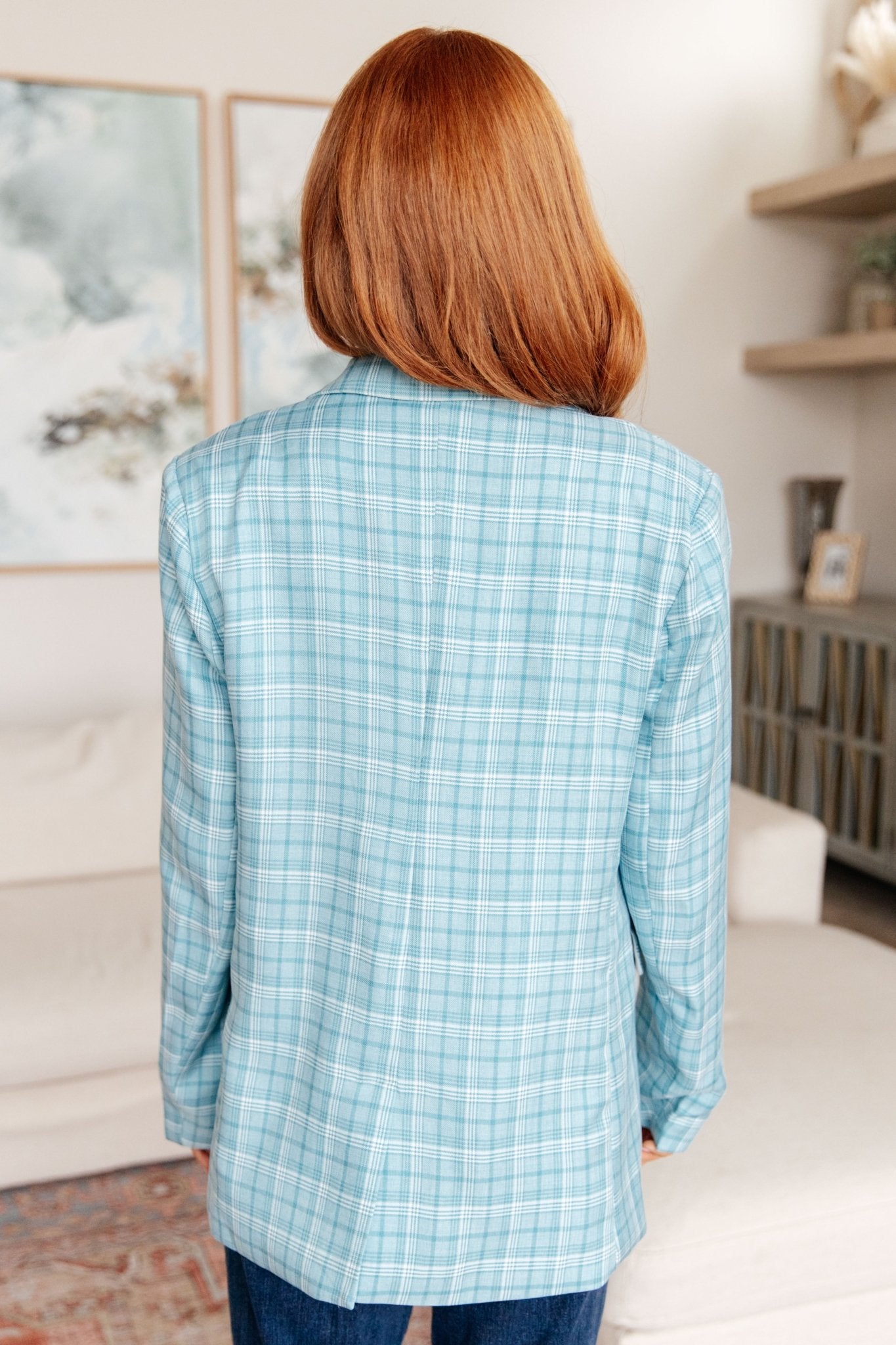 Fetch My Briefcase Plaid Blazer (Online Exclusive) - Uptown Boutique Ramona