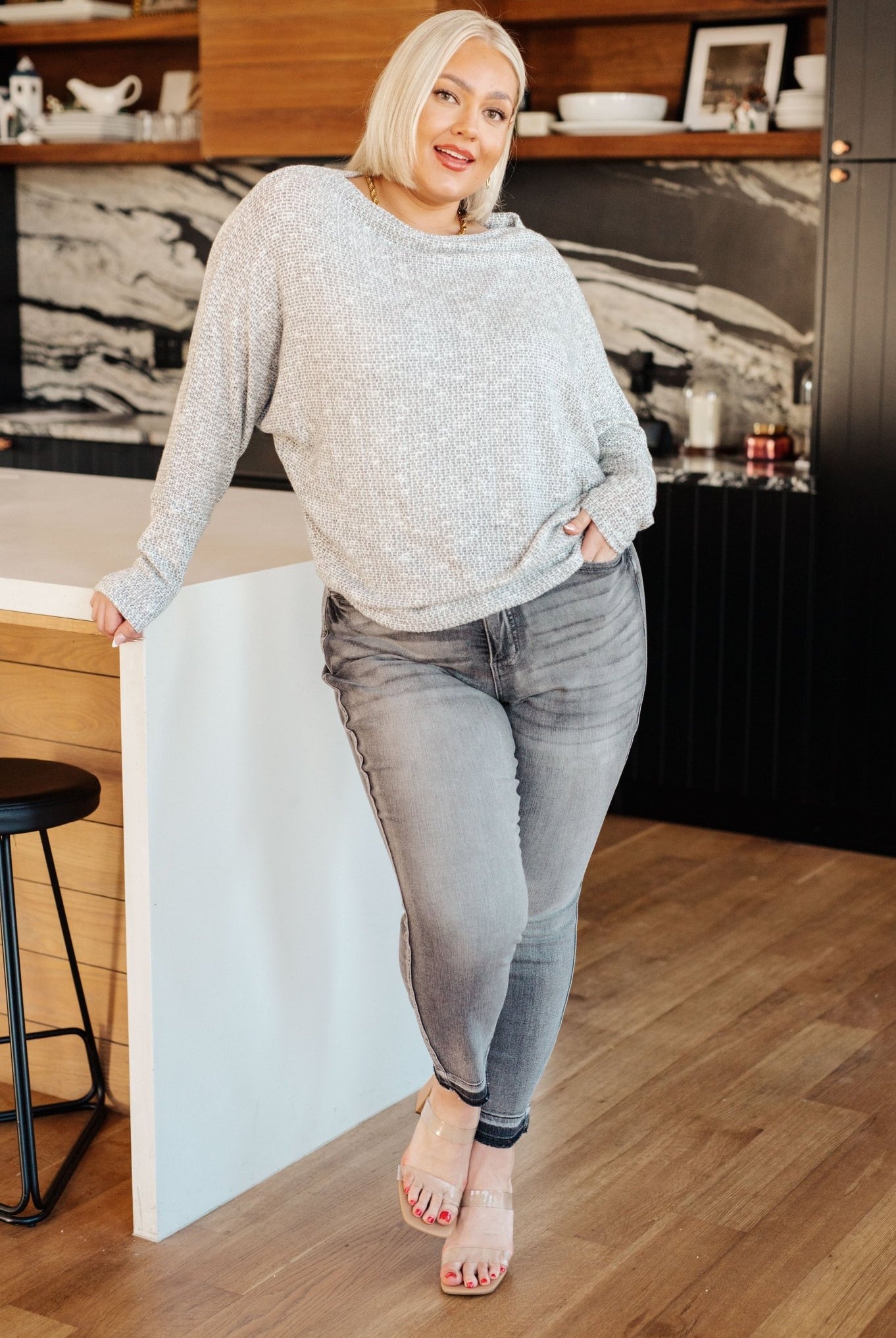 Foggy Idea Boatneck Top (Online Exclusive) - Uptown Boutique Ramona