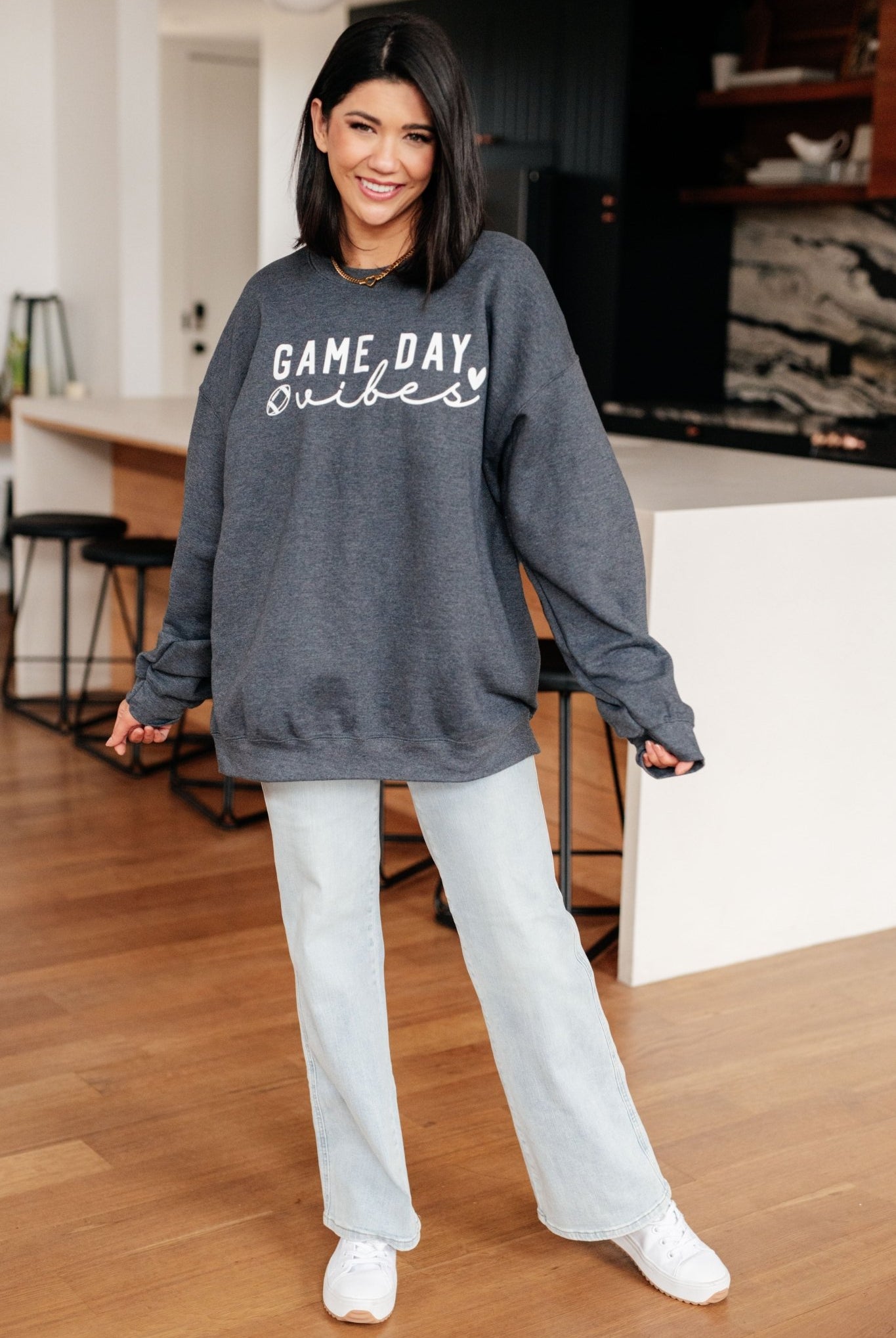 Game Day Vibes Pullover (Online Exclusive) - Uptown Boutique Ramona
