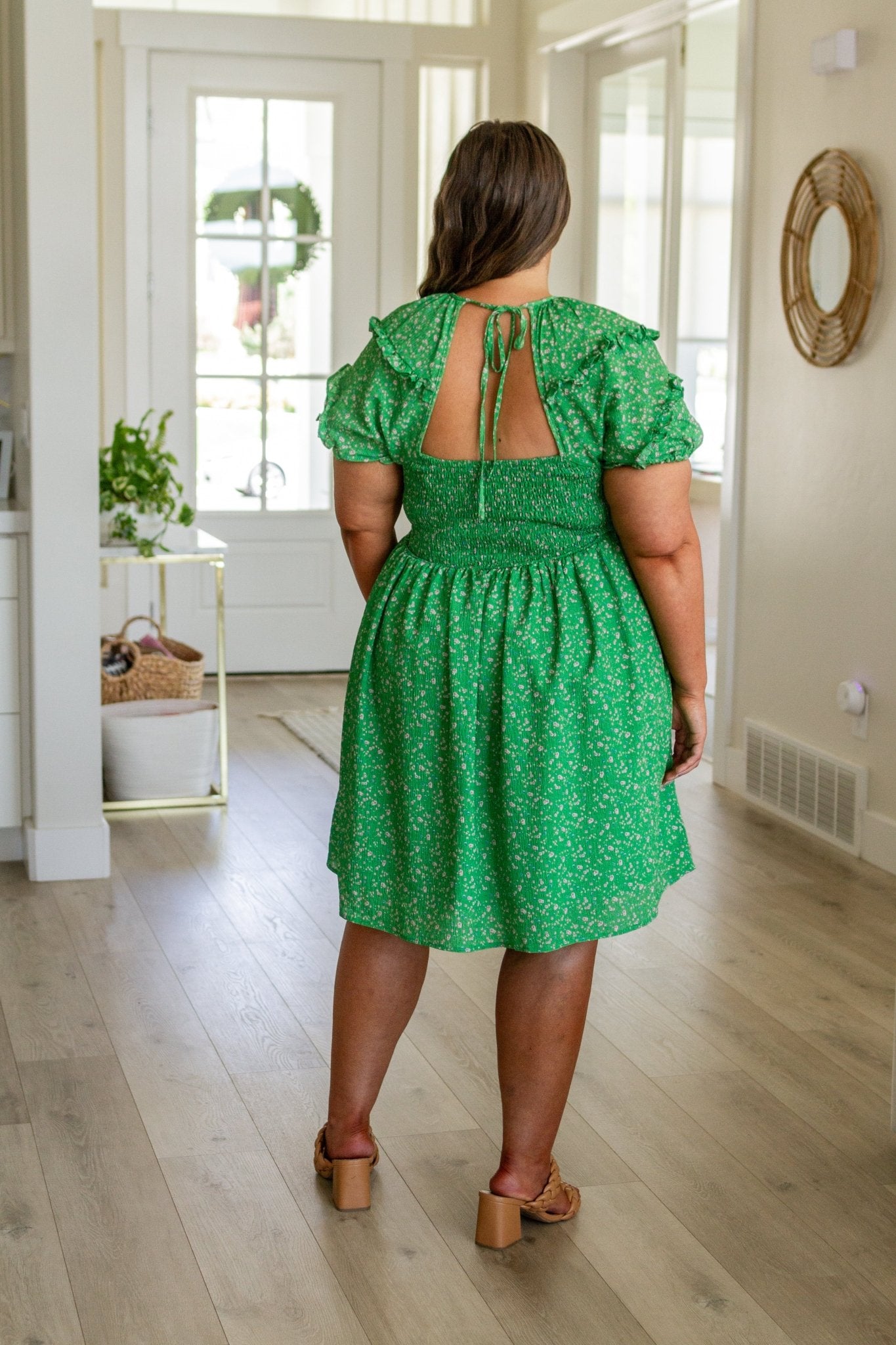 Garden Goddess V - Neck Dress - Uptown Boutique Ramona