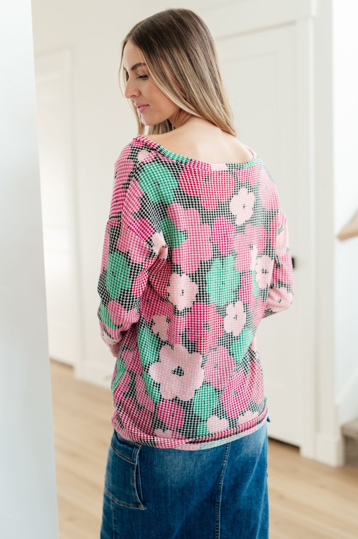 Group Chat Floral Top (Online Exclusive) - Uptown Boutique Ramona