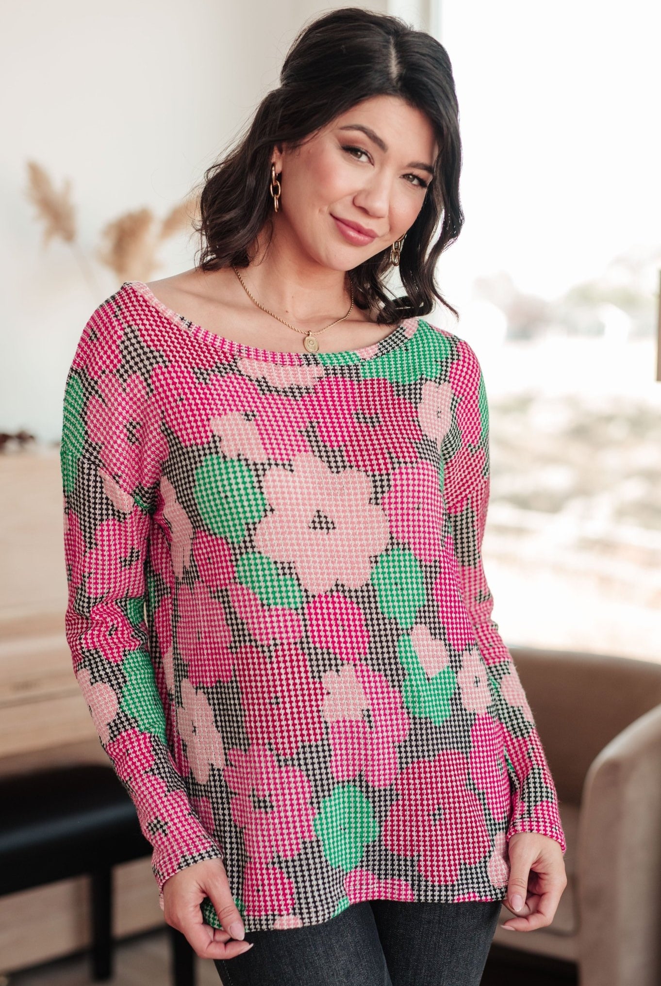 Group Chat Floral Top (Online Exclusive) - Uptown Boutique Ramona
