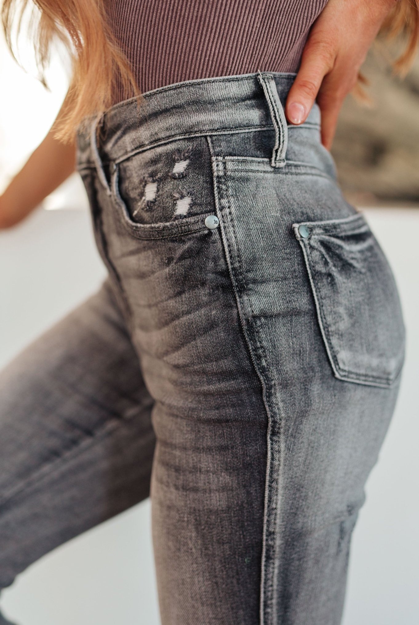 Hadley High Rise Control Top Release Hem Skinny (Online Exclusive) - Uptown Boutique Ramona