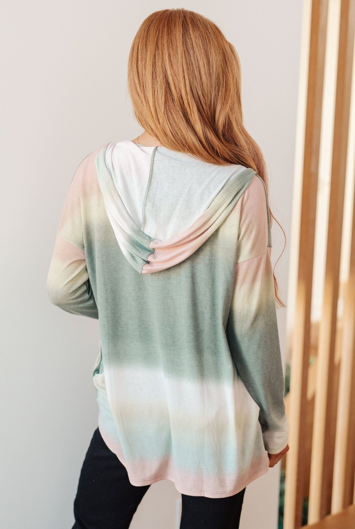 Hazy Horizon Ombre Hoodie (Online Exclusive) - Uptown Boutique Ramona
