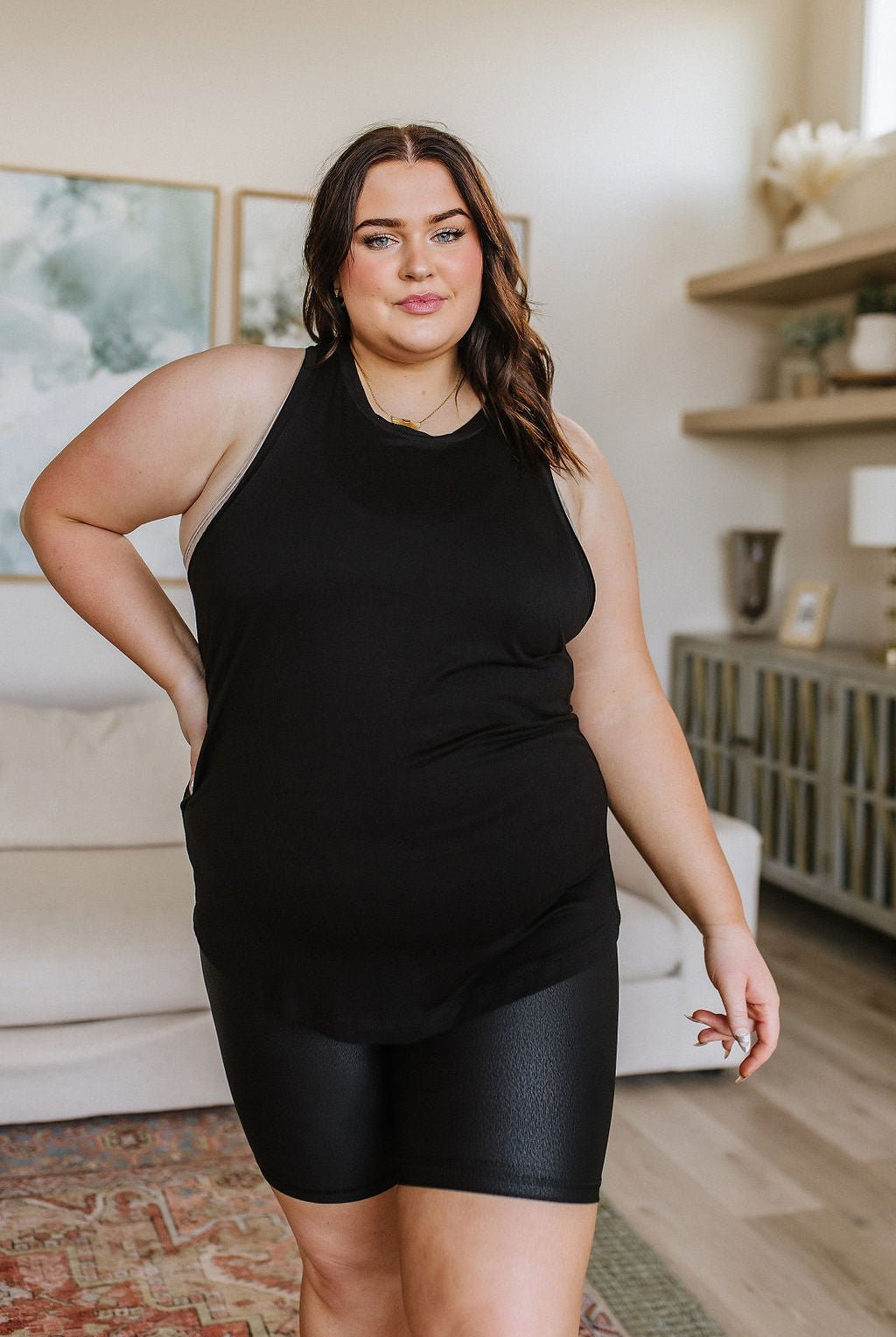 Here to Slay Tank in Black (Online Exclusive) - Uptown Boutique Ramona