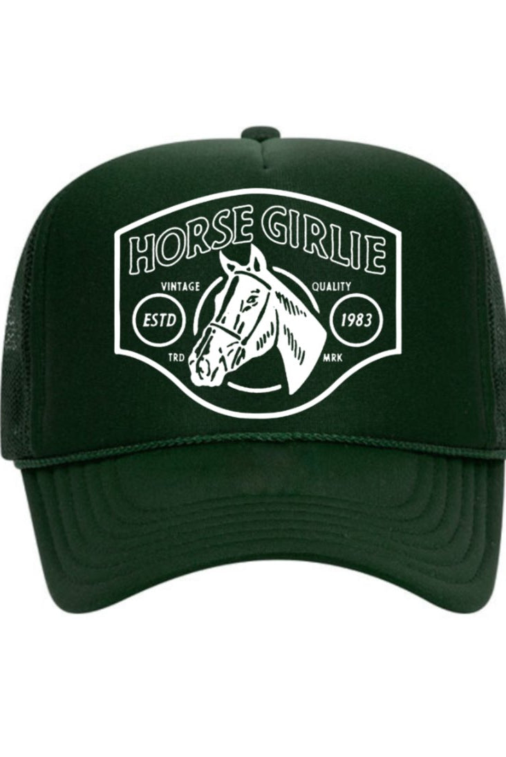 Horse Girlie Trucker Hat - Uptown Boutique Ramona