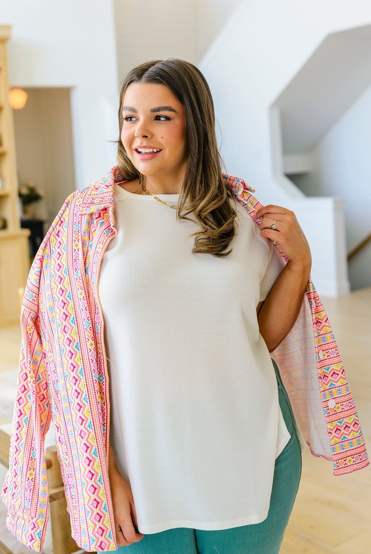 Imagine When Corduroy Button Down (Online Exclusive) - Uptown Boutique Ramona