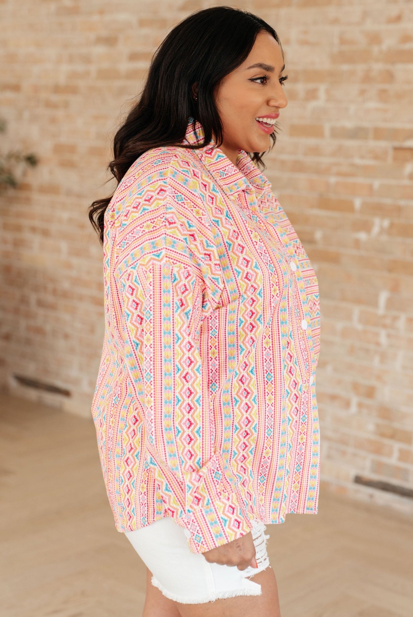 Imagine When Corduroy Button Down (Online Exclusive) - Uptown Boutique Ramona