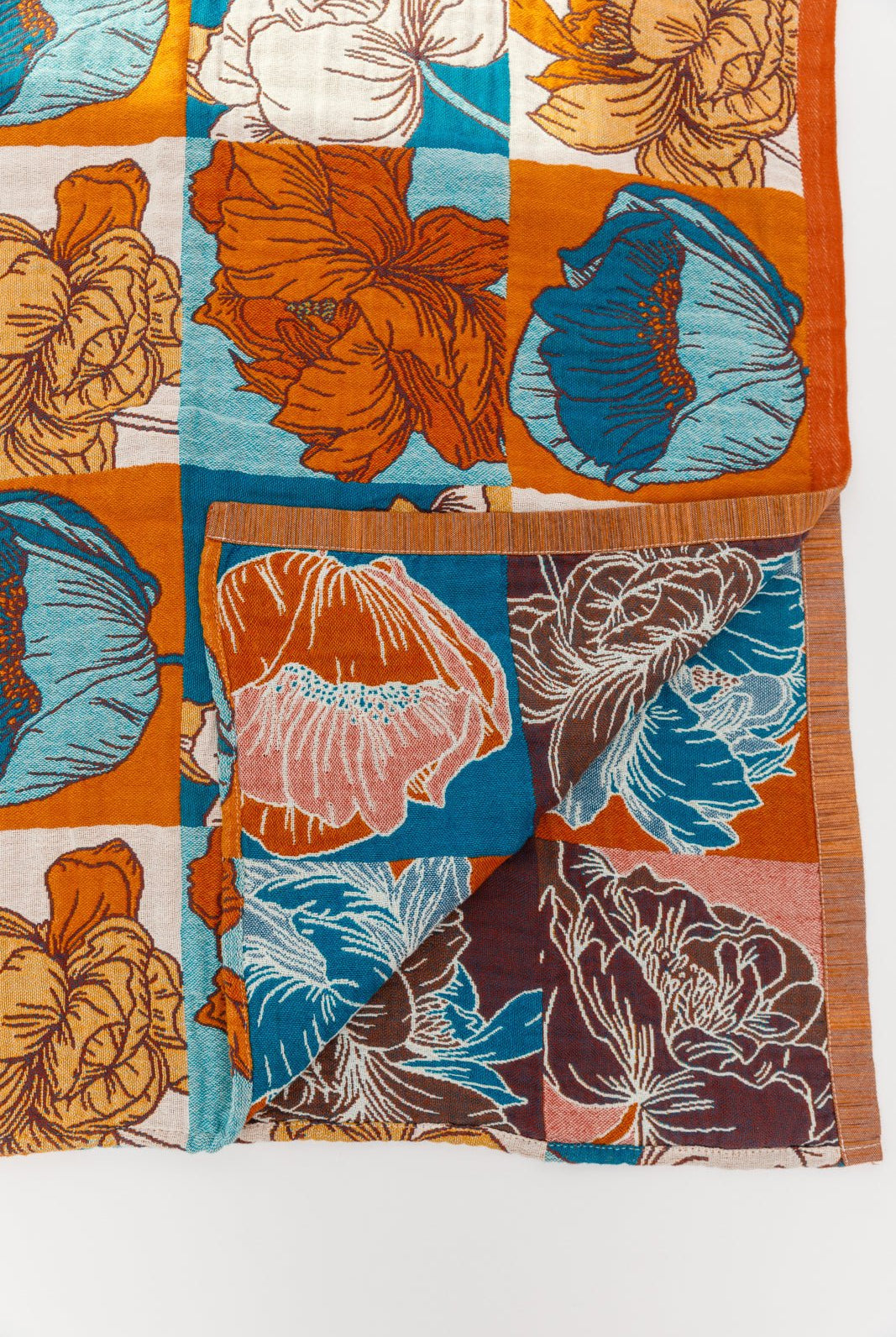Luxury Beach Towel in Block Floral - Uptown Boutique Ramona