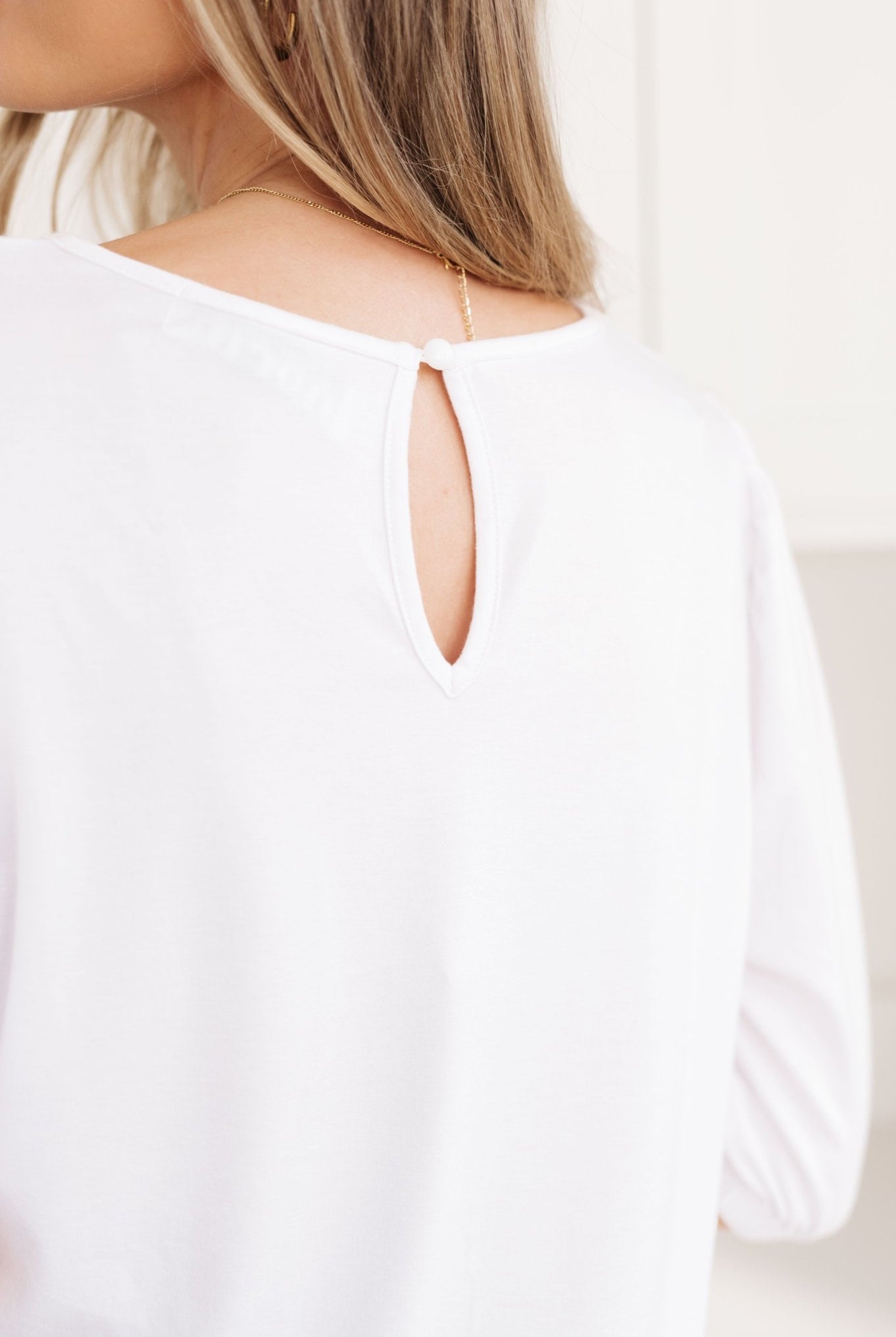 New Days Ahead White Blouse (Online Exclusive) - Uptown Boutique Ramona
