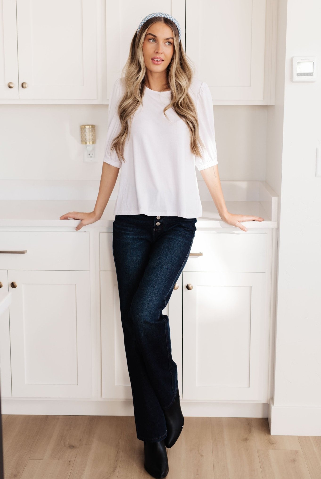 New Days Ahead White Blouse (Online Exclusive) - Uptown Boutique Ramona