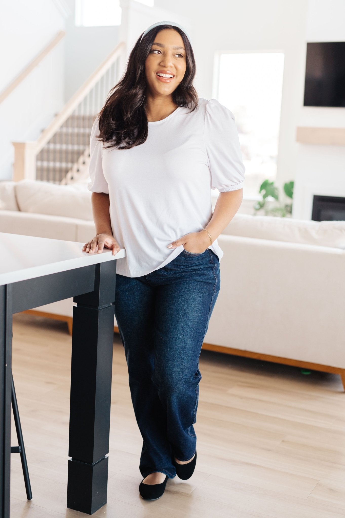 New Days Ahead White Blouse (Online Exclusive) - Uptown Boutique Ramona