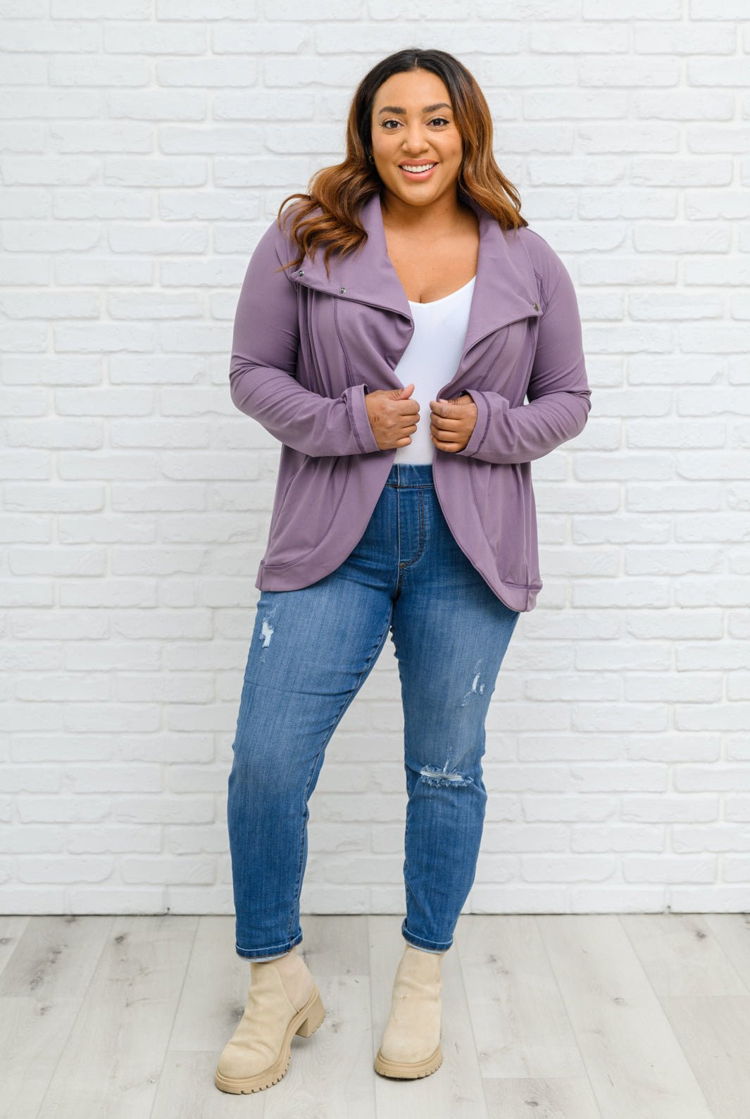 Nikki Mid - Rise Destroyed Boyfriend Jeggings (Online Exclusive) - Uptown Boutique Ramona