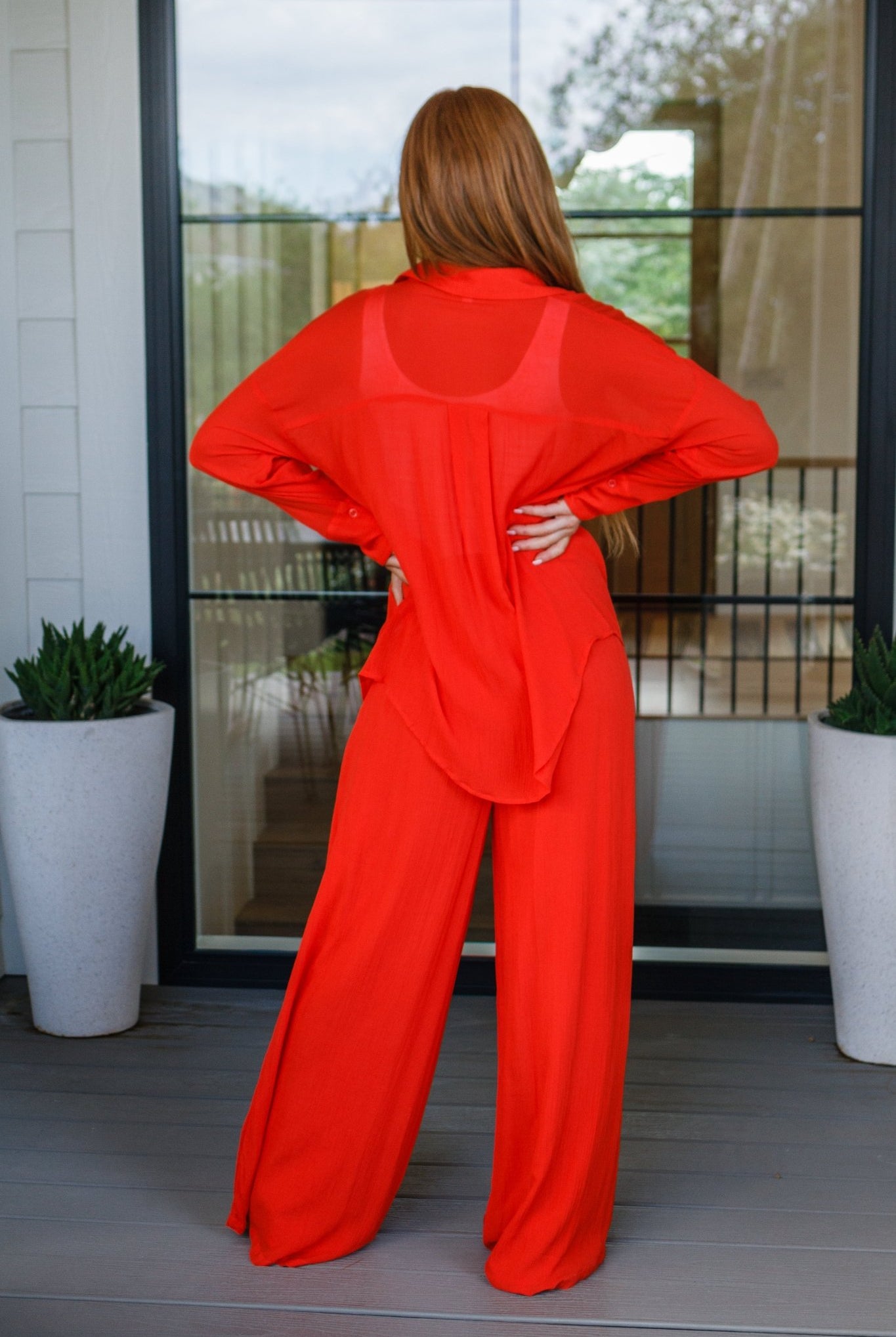 Not So Subtle Button Down Top (Online Exclusive) - Uptown Boutique Ramona