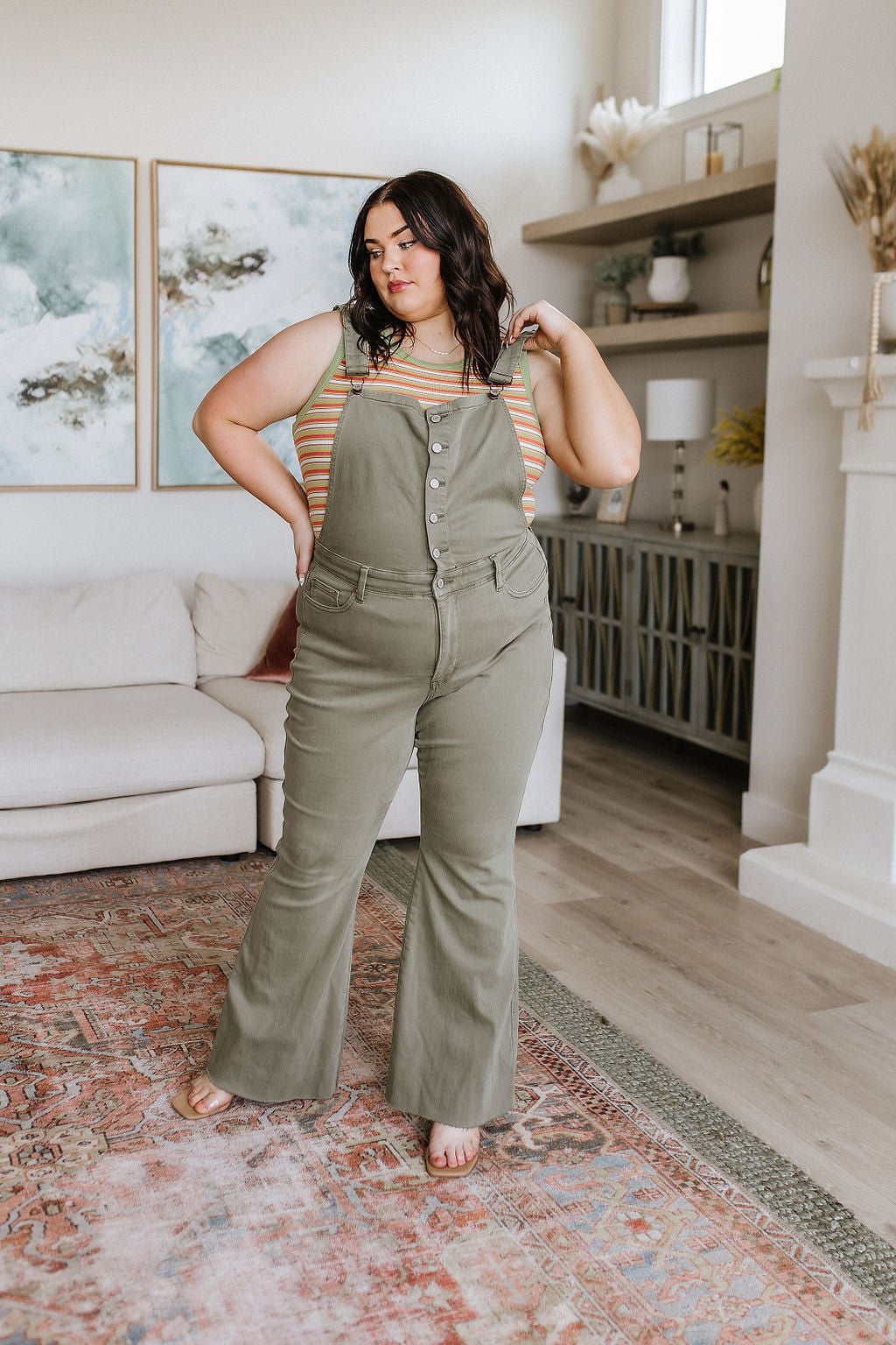 Now and Forever Striped Tank (Online Exclusive) - Uptown Boutique Ramona