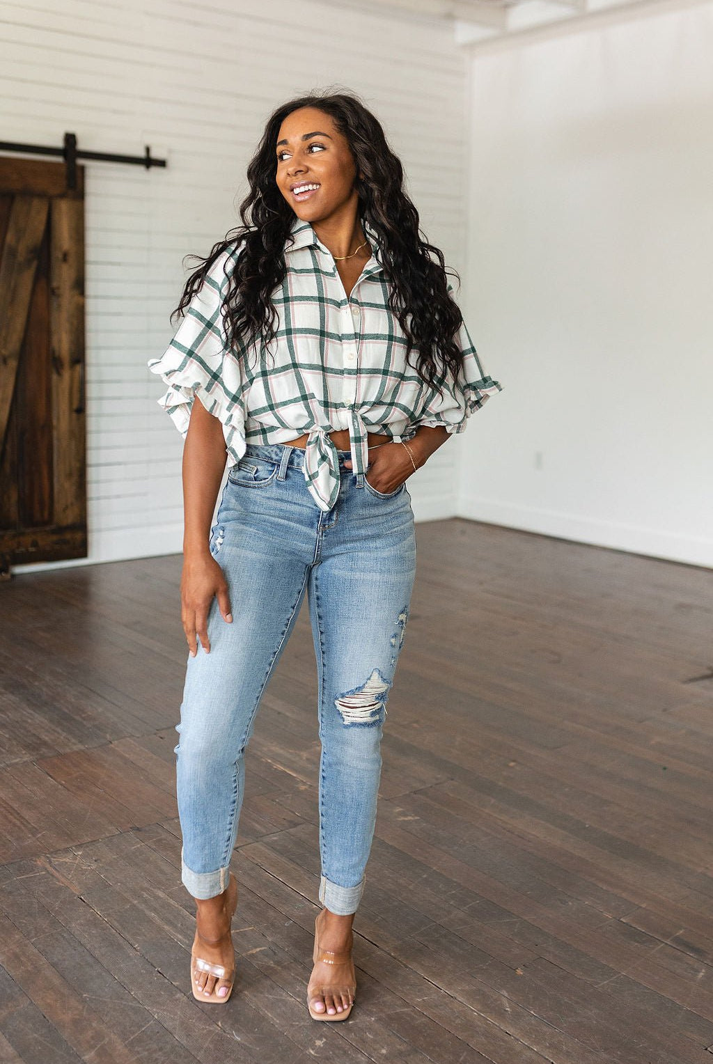 Perfect Picnic Plaid Top (Online Exclusive) - Uptown Boutique Ramona