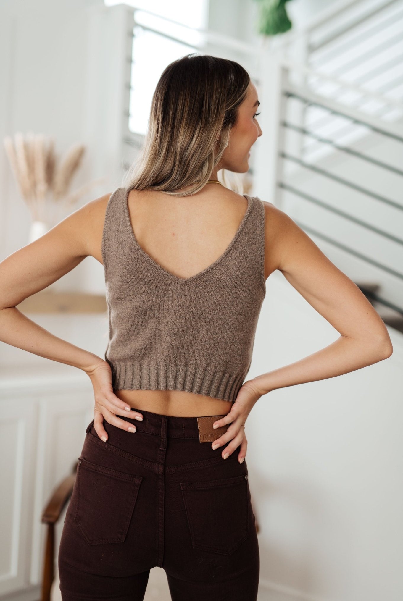 Perfectly Resolved Sweater Tank - Uptown Boutique Ramona