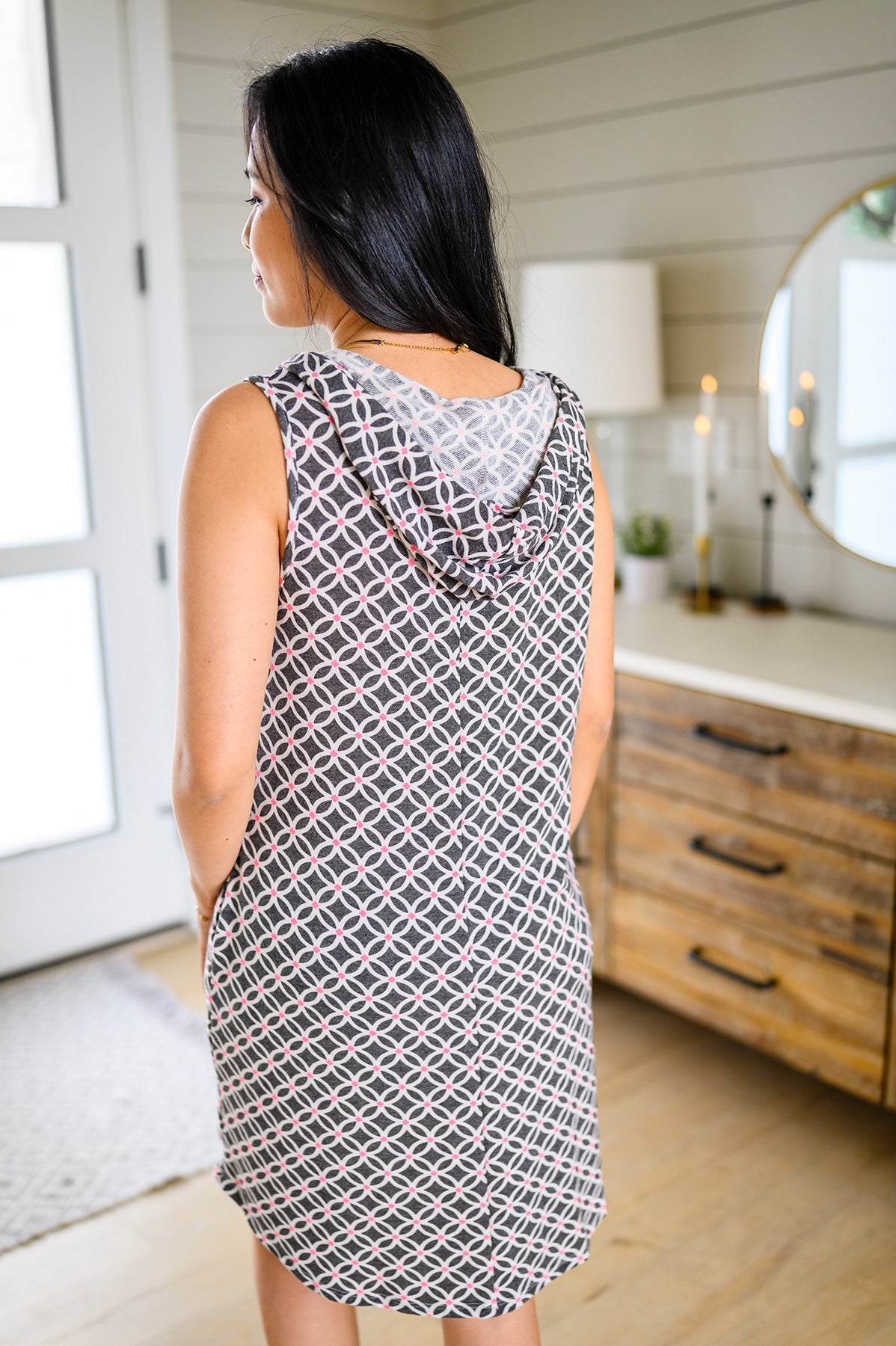 Pump Me Up Hooded Dress (Online Exclusive) - Uptown Boutique Ramona
