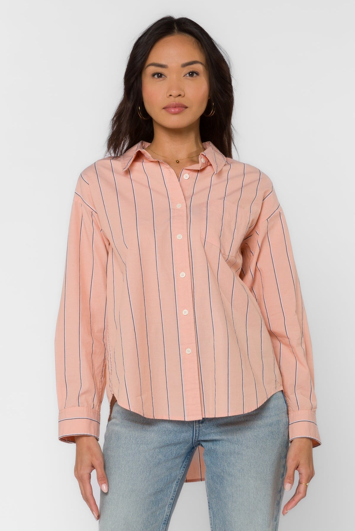 Randall Stripe Shirt - Uptown Boutique Ramona