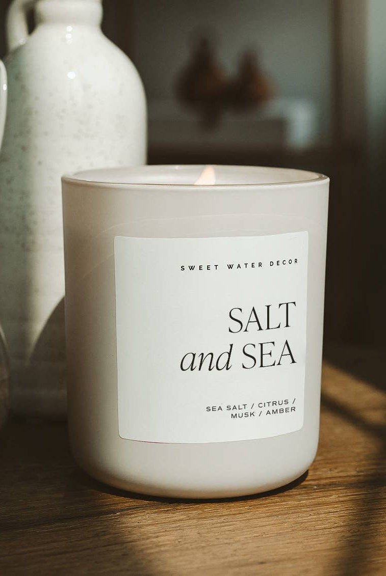 Salt and Sea Candle - Uptown Boutique Ramona