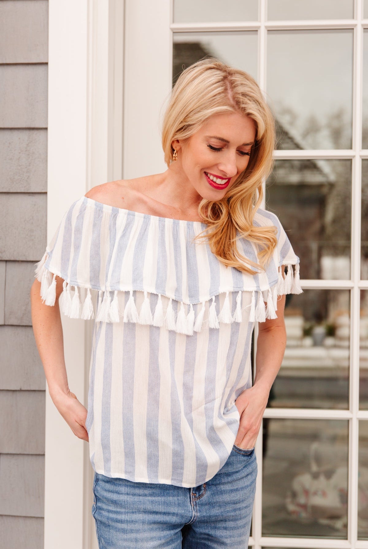 Set Yourself Free Striped Top (Online Exclusive) - Uptown Boutique Ramona