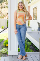 Now and Forever Striped Tank (Online Exclusive) - Uptown Boutique Ramona