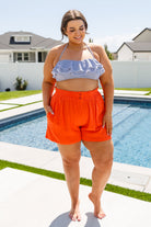 A Little Lazy High Rise Linen Shorts - Uptown Boutique Ramona