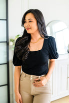 A Total Vision Square Neck Bodysuit (Online Exclusive) - Uptown Boutique Ramona