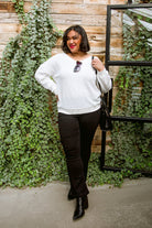 Along The Way Top In White (Online Exclusive) - Uptown Boutique Ramona