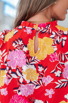 Among The Flowers Floral Top - Uptown Boutique Ramona