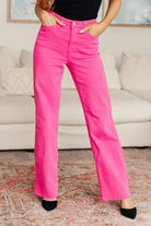 Barbara High Rise Garment Dyed 90's Straight Jeans (Online Exclusive) - Uptown Boutique Ramona