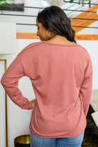 Behind The Scenes Waffle Knit Top (Online Exclusive) - Uptown Boutique Ramona