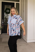 Best Of Both Worlds Button Down Top - Uptown Boutique Ramona