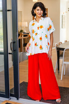 Blissed Out Button Up Babydoll Tunic (Online Exclusive) - Uptown Boutique Ramona