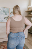 Carefree Seamless Reversible Tank in Light Mocha (Online Exclusive) - Uptown Boutique Ramona