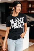 Classy Until Kickoff Tee (Online Exclusive) - Uptown Boutique Ramona