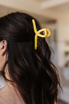 Claw Clip Set of 4 in Lemon (Online Exclusive) - Uptown Boutique Ramona