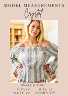 Don't Tempt Me Embroidered Blouse (Online Exclusive) - Uptown Boutique Ramona