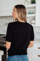 Evidently Different Puff Sleeve Top (Online Exclusive) - Uptown Boutique Ramona
