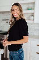 Evidently Different Puff Sleeve Top (Online Exclusive) - Uptown Boutique Ramona