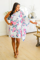 Forever Smitten Floral One Shoulder Dress (Online Exclusive) - Uptown Boutique Ramona